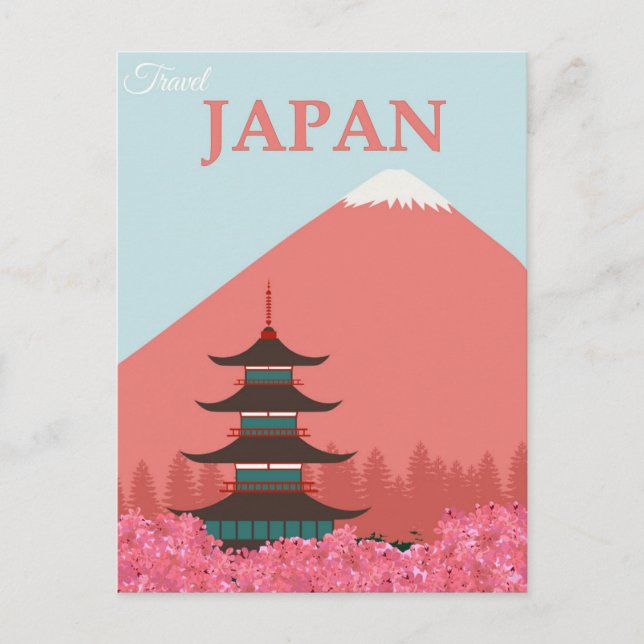 Cartão Postal de Viagem Japão (Frente)