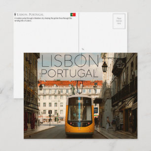 Cartão Postal de Viagem Lisboa, Portugal