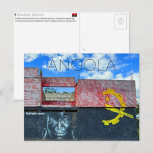 Cartão Postal de Viagem Malanje, Angola