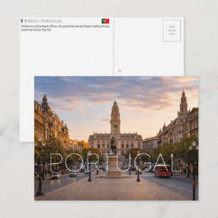 Cartão Postal de Viagem Porto, Portugal