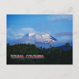 Cartão Postal de Viagem Tolima Colômbia