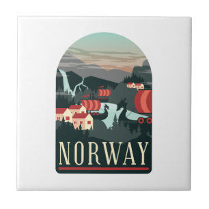 Cartão postal de Viagens vintage de Paisagem da No