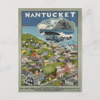 Cartão postal de Viagens vintage Nantucket