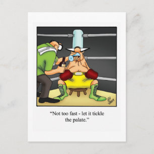 Cartão postal de vinho engraçado "Spectickles"