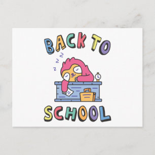 Cartão Postal De volta à escola