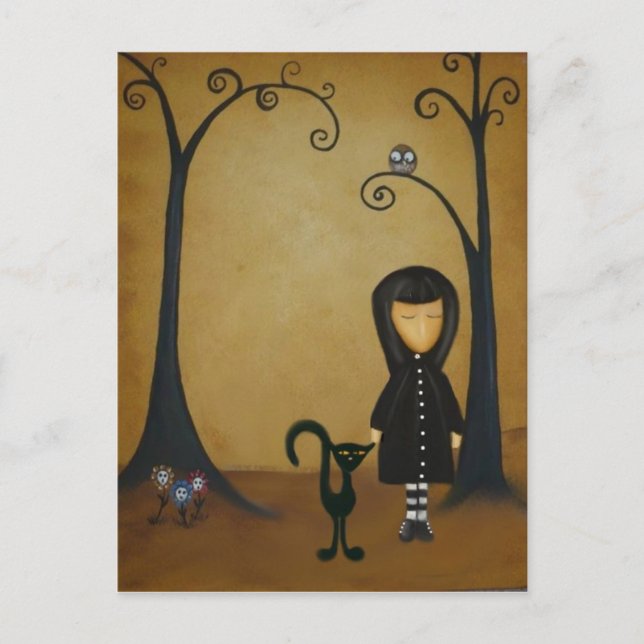 Cartão Postal De Volta ao Preto (Frente)