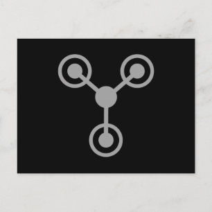 Cartão Postal De Volta aos Anos 80 pela Máquina do Tempo