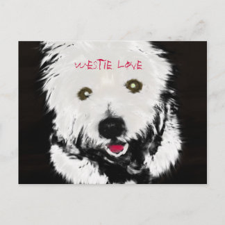 Cartão postal de West Highland Terrier