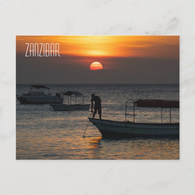 Cartão Postal de Zanzibar (Frente)