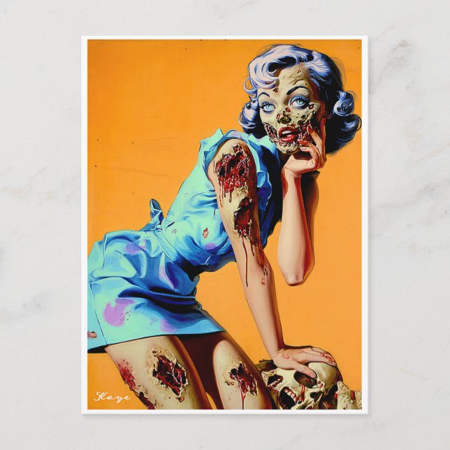 Cartão Postal Dead, Dreamy, and Dangerously Darling: Kaye (Frente)