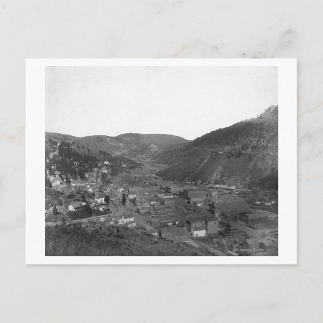 Cartão Postal Deadwood da Fotografia Hill de Livingston (Frente)