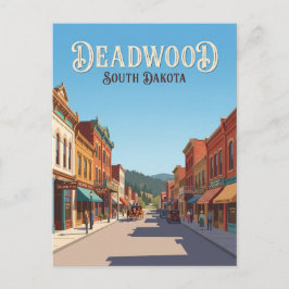 Cartão Postal Deadwood Dakota do Sul