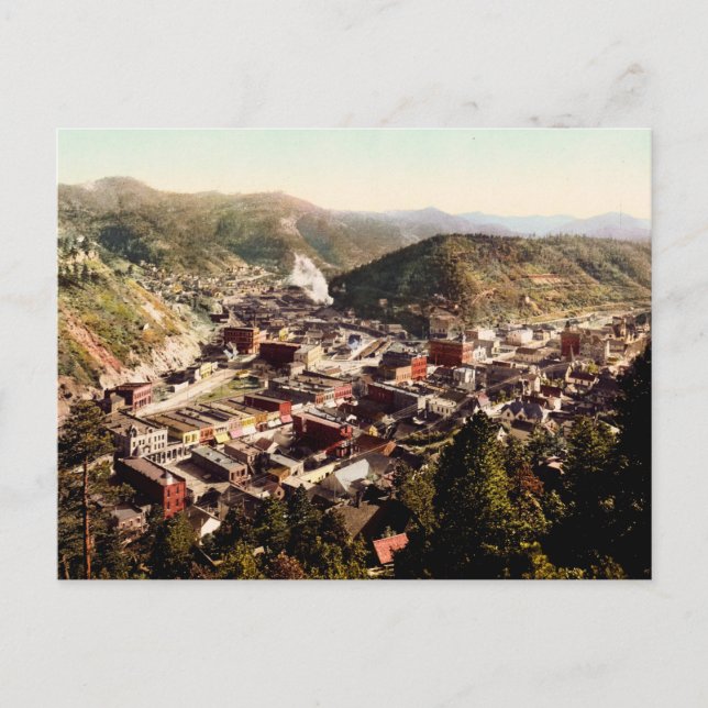 Cartão Postal Deadwood Dakota do Sul (Frente)