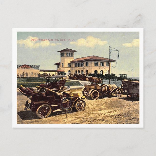 Cartão Postal Deal NJ, Casino 1910 (Frente)