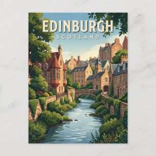 Cartão Postal Dean Village Escócia