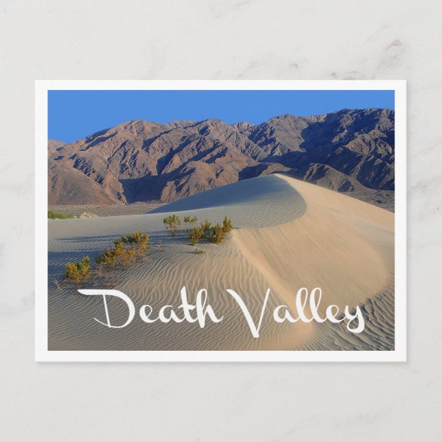 Cartão Postal Death Valley National Park, California Posta Card (Frente)