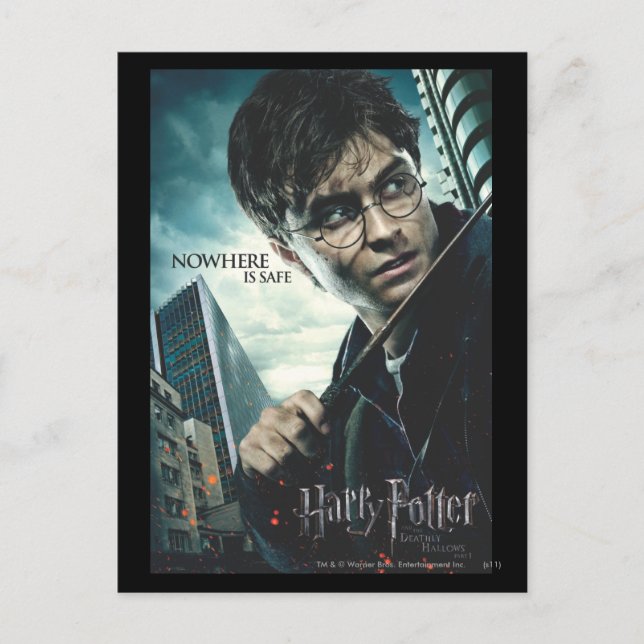 Cartão Postal Deathly Hallows - Harry (Frente)