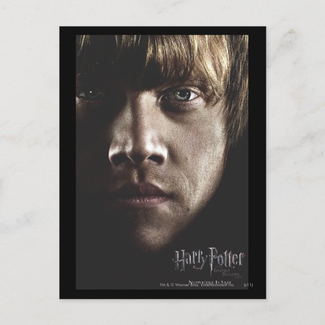 Cartão Postal Deathly Hallows - Ron (Frente)
