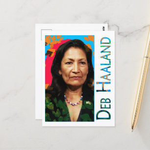 Cartão postal Deb Haaland