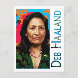 Cartão postal Deb Haaland