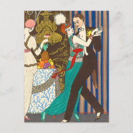 Cartão postal Decadente de Arte de Paris