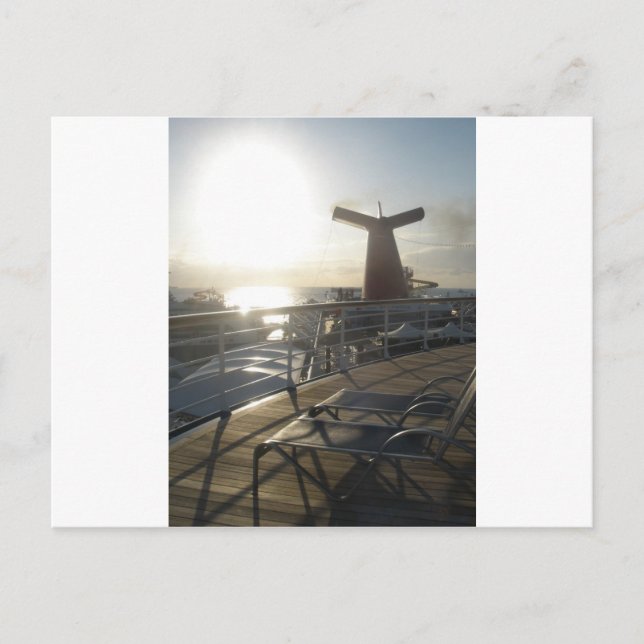 Cartão Postal Deck of the Carnival Sensation (Frente)