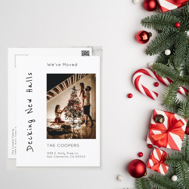 Cartão Postal Decking New Halls Natal Nós mudamos a foto (Criador carregado)