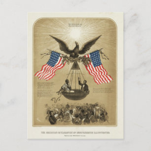 Cartão Postal Declaração Americana de Independência 1861