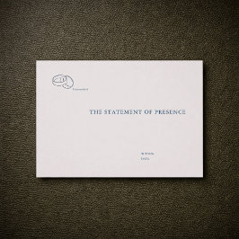 Cartão Postal Declaração de Casamento Civil | Casamento Não Trad