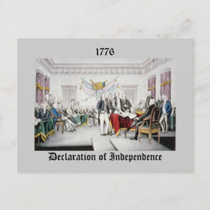 Cartão Postal Declaração de independência