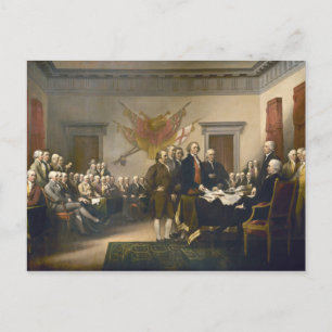 Cartão Postal Declaração de independência de John Trumbull 18