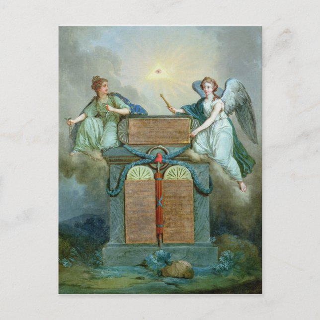 Cartão Postal Declaração dos Direitos do Homem e do Cidadão (Frente)