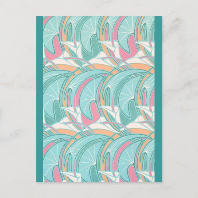 Cartão postal Deco Curvas (Frente)