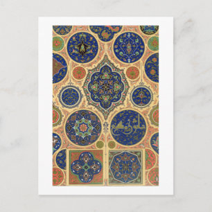 Cartão Postal Decoração árabe, placa XXVII do "Polocromo O
