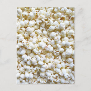 Cartão Postal Decoração Brilhante da Fotografia de Popcorn