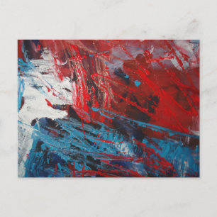 Cartão Postal Decoração de Abstrato de arte criativa