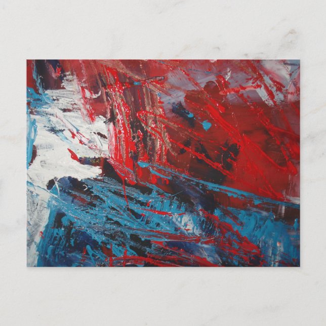 Cartão Postal Decoração de Abstrato de arte criativa (Frente)