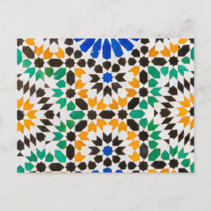 Cartão Postal Decoração de azulejos no Palácio Bahia