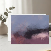Decoração de Galeria Abstrata Rosa Poeirenta Chic