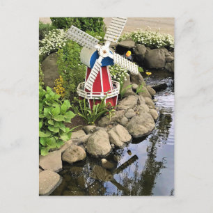 Cartão Postal Decoração do Jardim de Moinhos