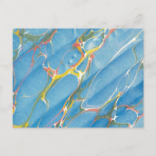 Cartão postal decorativo de papel final de vinheta