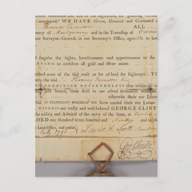 Cartão Postal Deed, Nova Iorque (Frente)