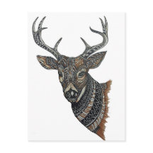 Deer Buck com Design de Intrato