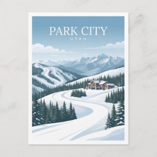 Cartão Postal Deer Valley Resort Park City Utah Lembrança