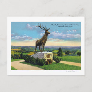 Cartão Postal Deerfield River Valley na Trilha Mohawk