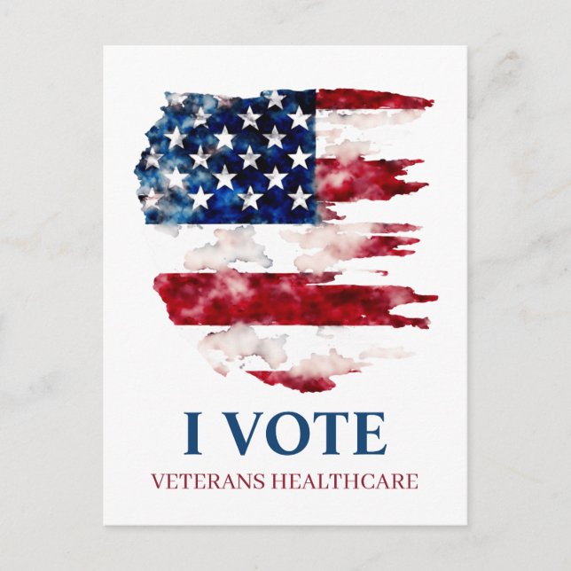 Cartão Postal Defender Veteranos Beneficia Políticos (Frente)