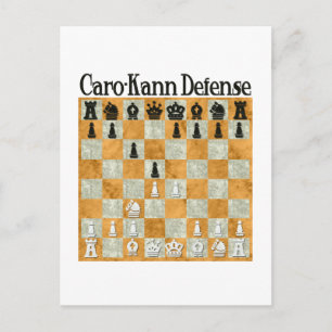 Cartão Postal Defesa Caro-Kann