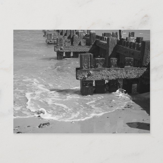 Cartão Postal "Defesas do Mar de Madeira" (Frente)