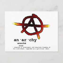 Cartão Postal Definição de Anarquia