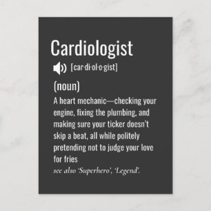 Cartão Postal Definição de Cardiologista